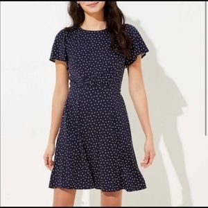 Loft Polka dot dress size 6